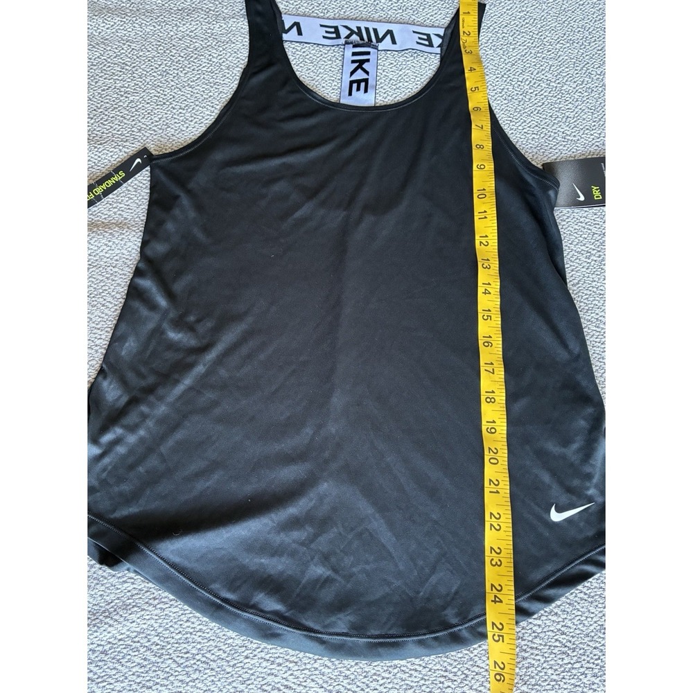 Nike Dri-FIT Women's Black Open Back Training Tank Top Size S NWT. - Picture 5 of 16